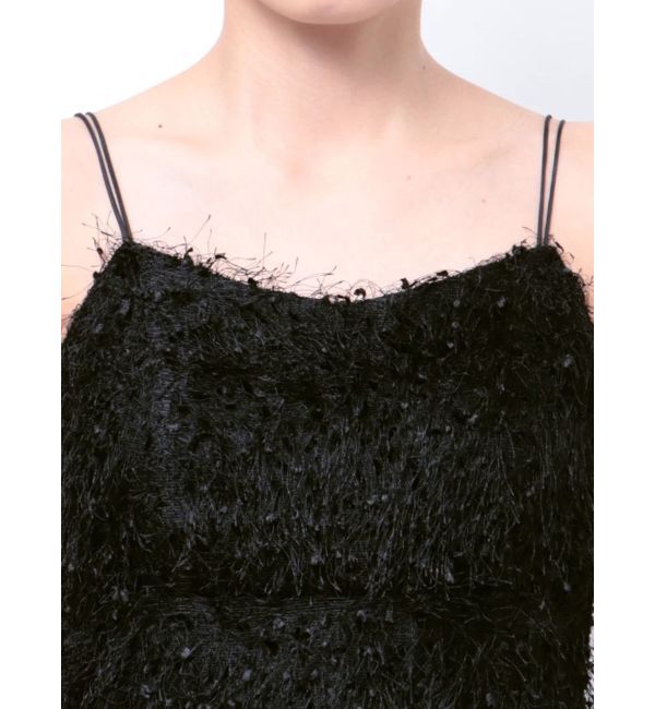 MERCURYDUO「フェザーフレアキャミワンピース」|ワンピース|