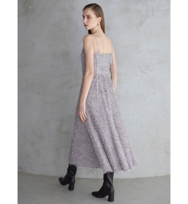 MERCURYDUO「フェザーフレアキャミワンピース」|ワンピース|