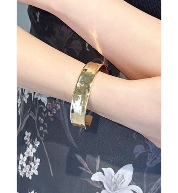 MERCURYDUO「ゴールドシンプルバングル」|ブレスレット・バングル|ゴールド