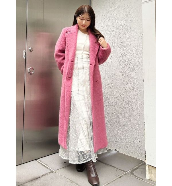 MERCURYDUO「シャギーロングチェスターコート」|チェスターコート|