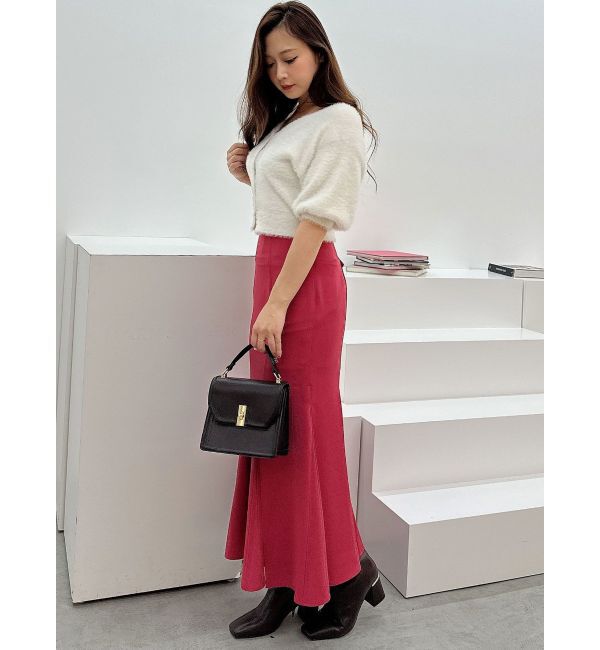 MERCURYDUO「バックレースアップストレッチマーメイドスカート」|スカート|