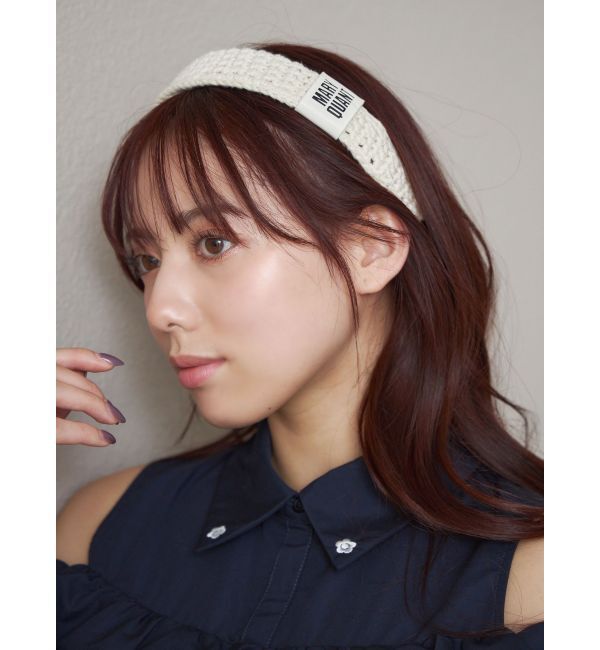 MERCURYDUO「【MARY QUANTコラボ】ポイントロゴカチューシャ」|カチューシャ|オフホワイト