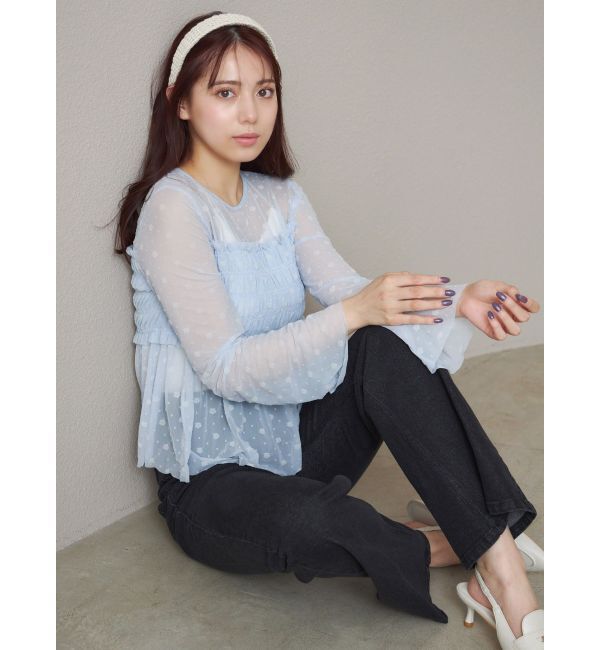 MERCURYDUO「【MARY QUANTコラボ】ポイントロゴカチューシャ」|カチューシャ|