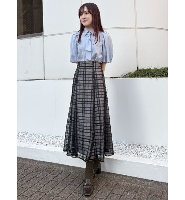 MERCURYDUO「3WAYネクタイバルーンスリーブブラウス」|シャツ・ブラウス|