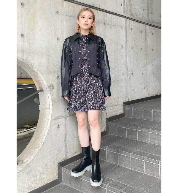 MURUA「ガムソールサイドゴアブーツ」|ショートブーツ|