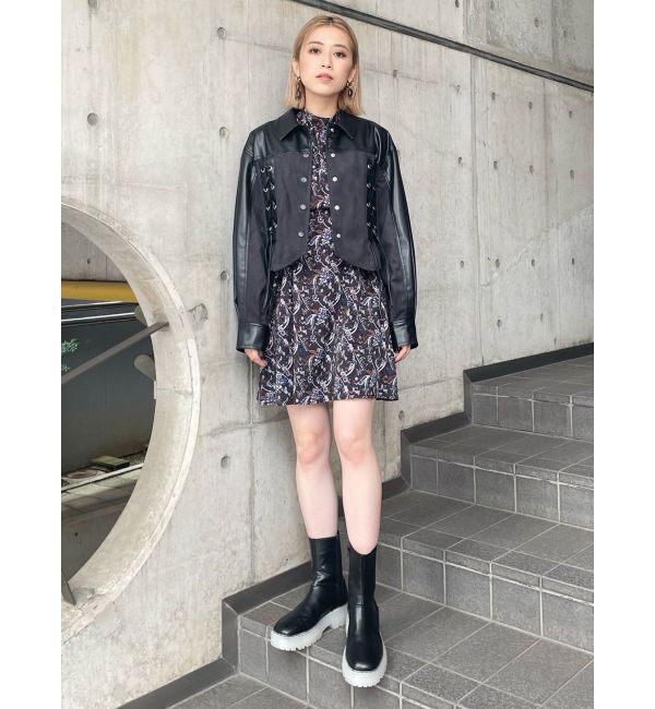 MURUA「ガムソールサイドゴアブーツ」|ショートブーツ|