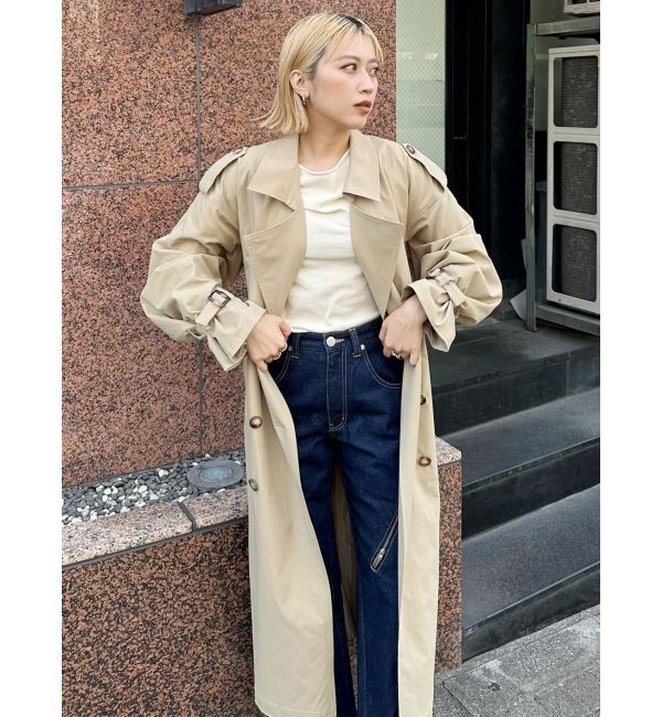 MURUA「ダブルオーバートレンチコート」|トレンチコート|