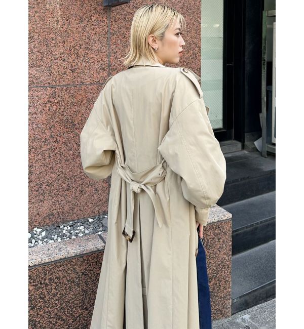 MURUA「ダブルオーバートレンチコート」|トレンチコート|