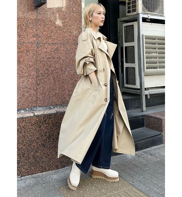MURUA「ダブルオーバートレンチコート」|トレンチコート|