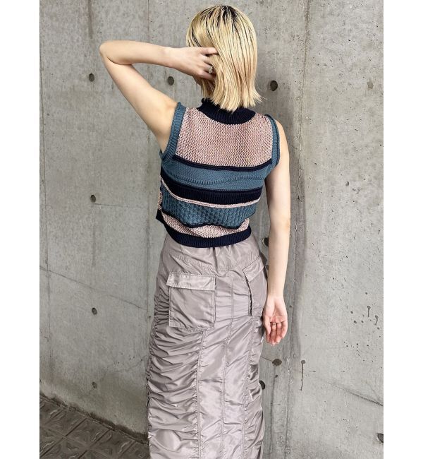 MURUA「シャーリングロングスカート」|スカート|