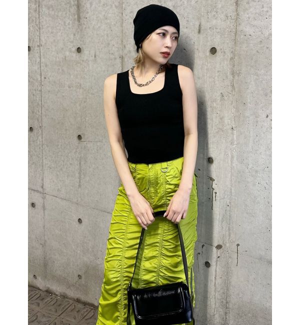 MURUA「シャーリングロングスカート」|スカート|