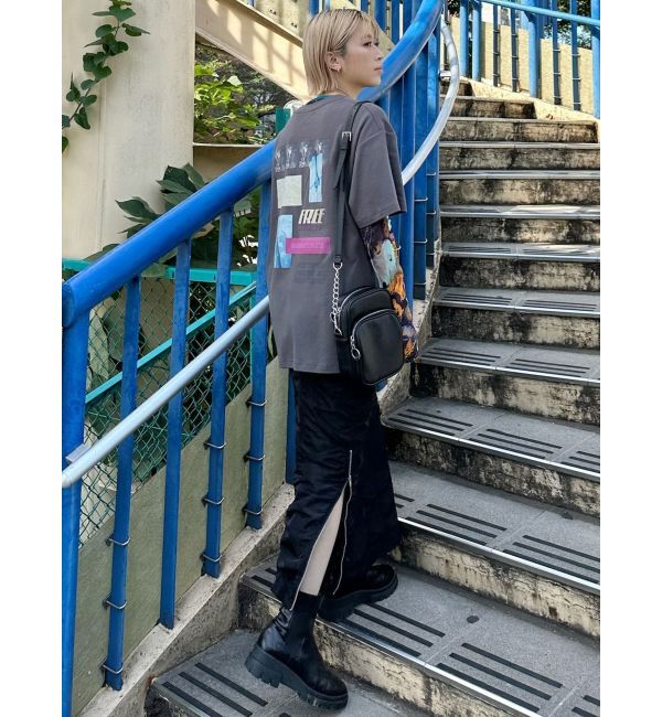 MURUA「シャーリングロングスカート」|スカート|