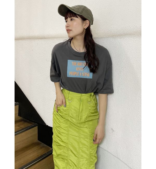 MURUA「シャーリングロングスカート」|スカート|