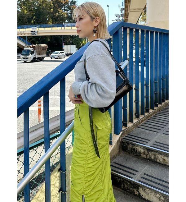 MURUA「シャーリングロングスカート」|スカート|