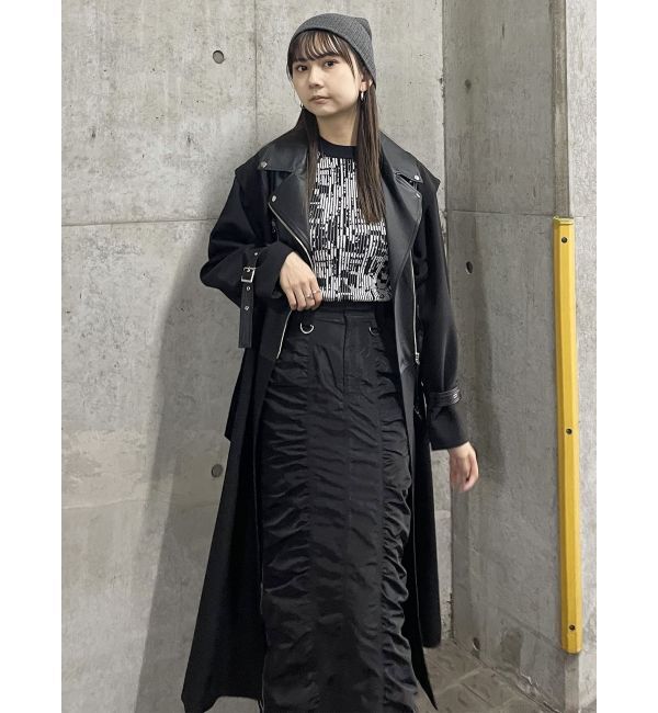 MURUA「シャーリングロングスカート」|スカート|