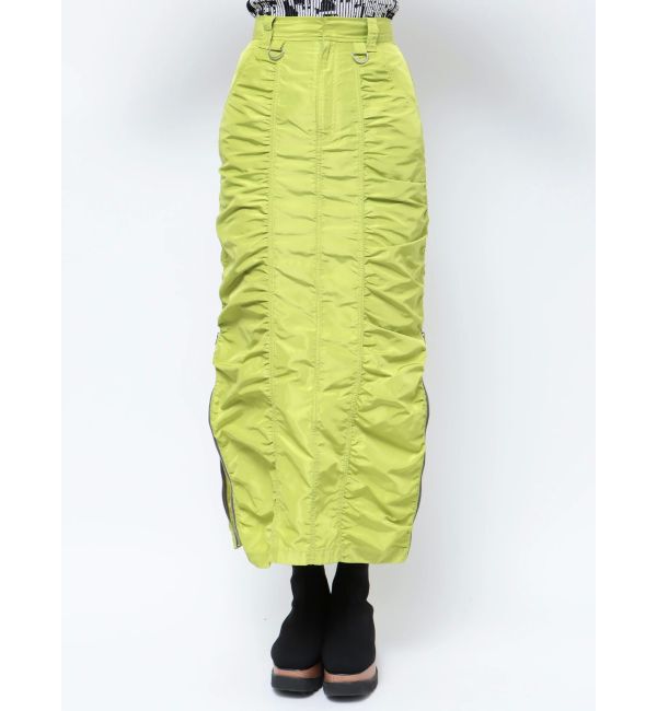 MURUA「シャーリングロングスカート」|スカート|