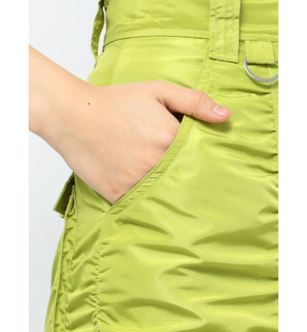 MURUA「シャーリングロングスカート」|スカート|