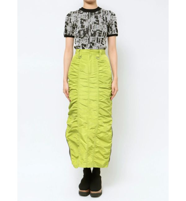 MURUA「シャーリングロングスカート」|スカート|