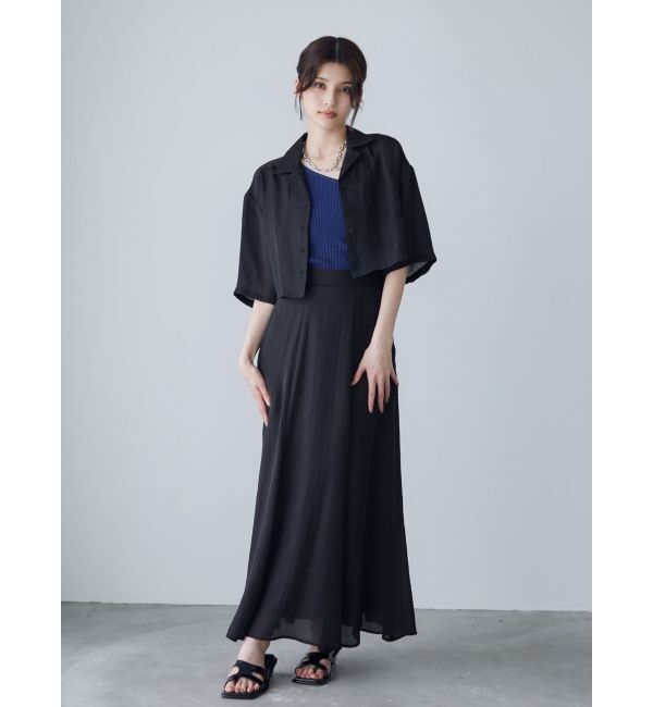 MURUA「オープンカラーシアーシャツ」|シャツ・ブラウス|