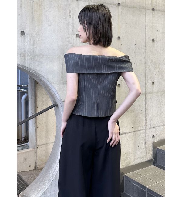 MURUA「オフショルマニッシュブラウス」|シャツ・ブラウス|
