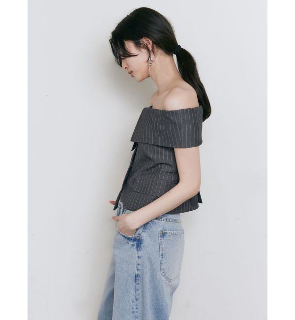 MURUA「オフショルマニッシュブラウス」|シャツ・ブラウス|