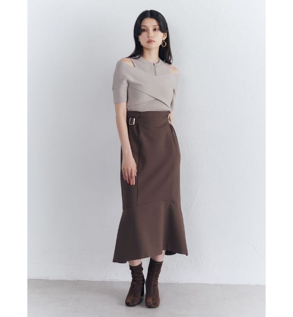 MURUA「サイドベルトマーメイドスカート」|スカート|