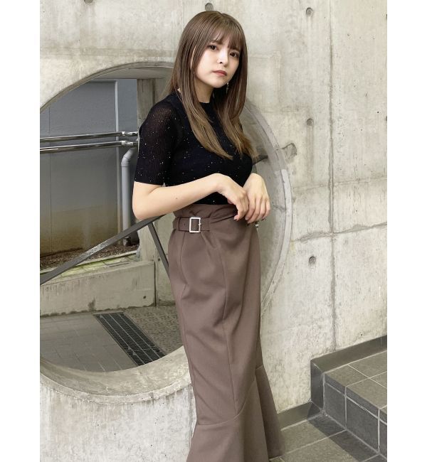 MURUA「サイドベルトマーメイドスカート」|スカート|