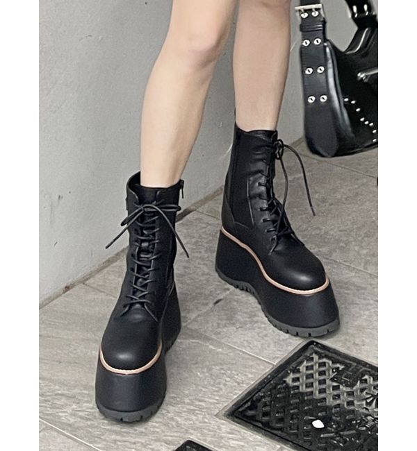 MURUA「レースアップブーツ」|ショートブーツ|