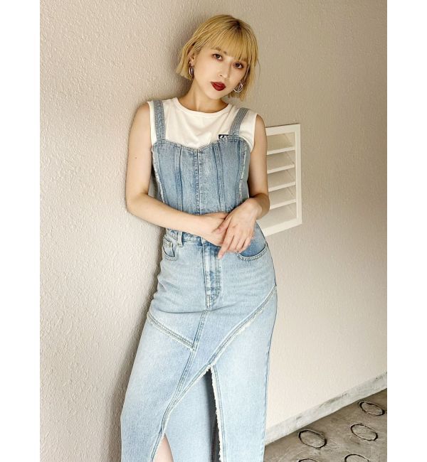 MURUA「エンブロイダリーロゴタンク」|タンクトップ|