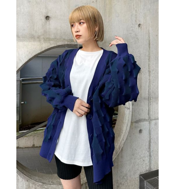 MURUA「バンピーオーバーカーディガン」|カーディガン|
