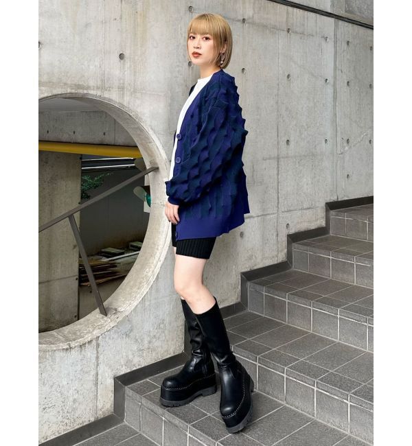 MURUA「バンピーオーバーカーディガン」|カーディガン|