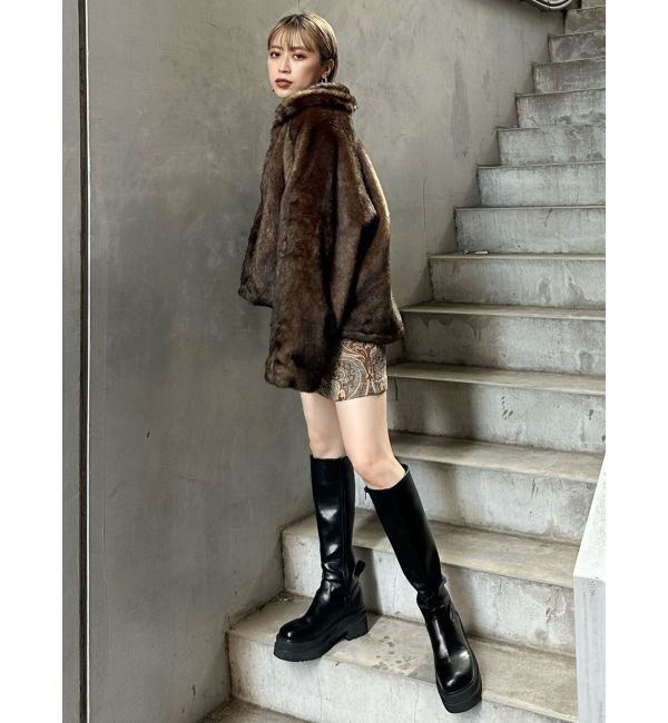 MURUA「フェイクファーブルゾン」|ブルゾン・スタジャン|