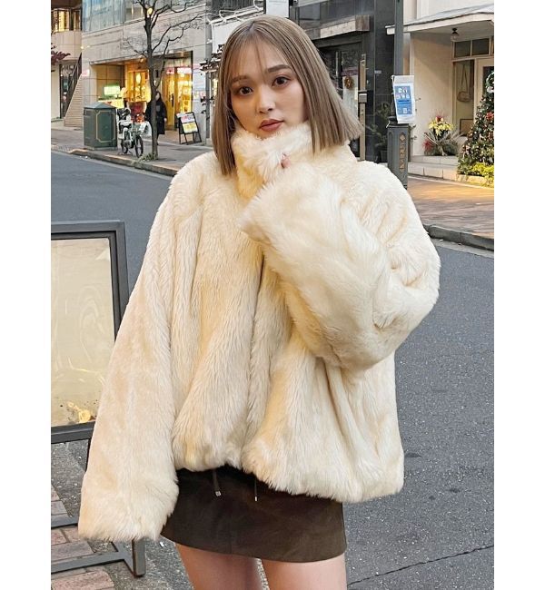 MURUA「フェイクファーブルゾン」|ブルゾン・スタジャン|