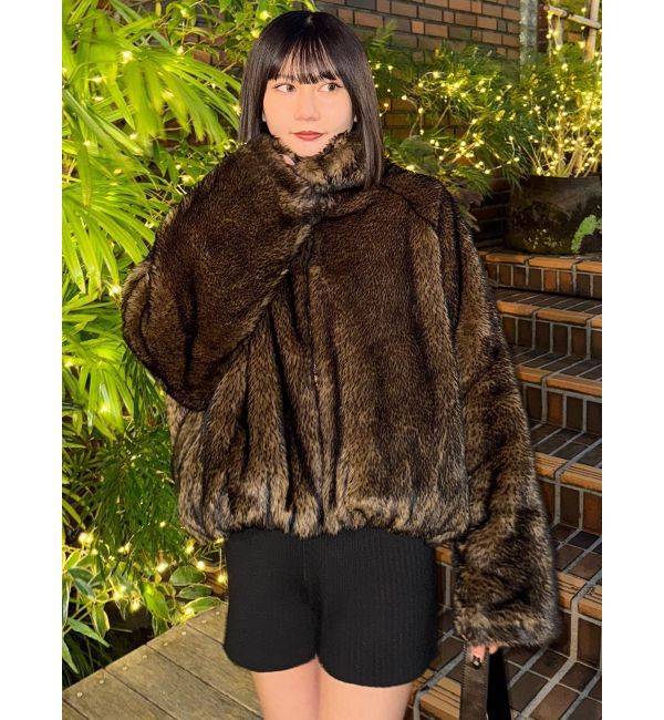 MURUA「フェイクファーブルゾン」|ブルゾン・スタジャン|