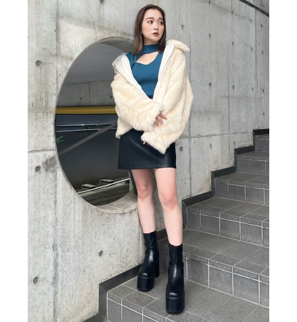 MURUA「フェイクファーブルゾン」|ブルゾン・スタジャン|