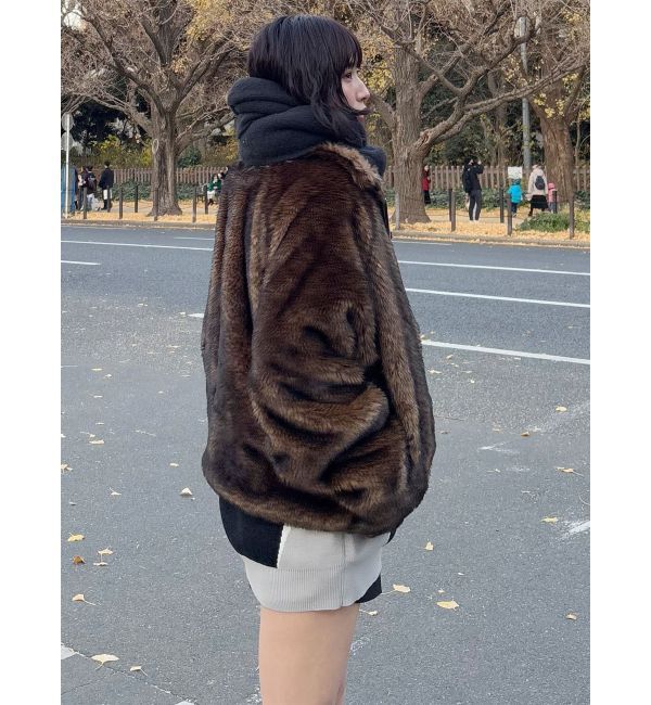 MURUA「フェイクファーブルゾン」|ブルゾン・スタジャン|