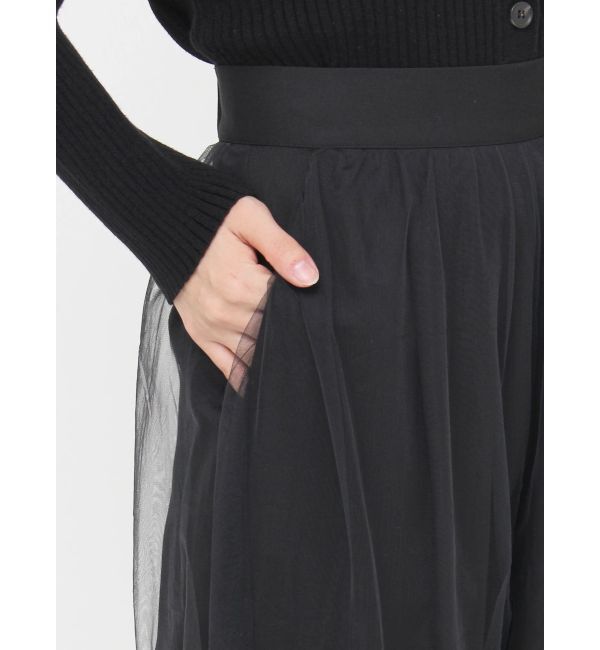 MURUA「チュールレイヤードワイドパンツ」|その他|