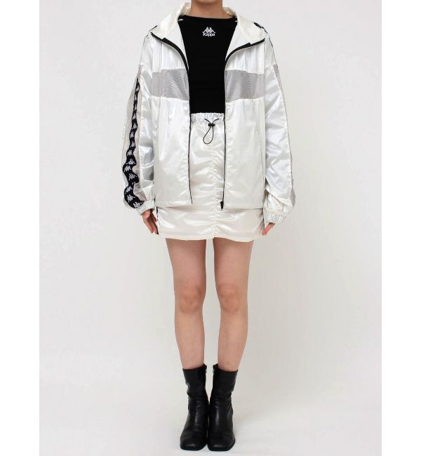 MURUA「【Kappa】シャーリングナイロンスカート【セットアップ着用可】」|スカート|