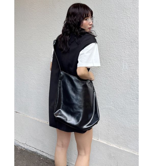 MURUA「フェイクレザーショルダーバッグ」|ショルダー・メッセンジャー|