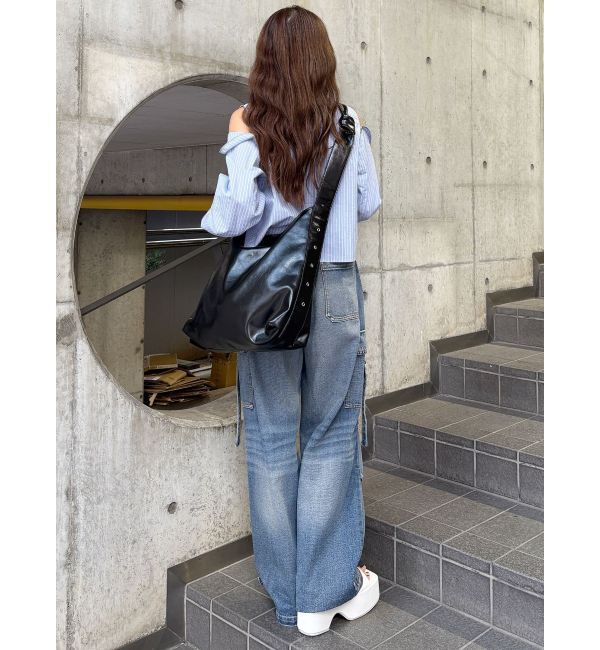 MURUA「フェイクレザーショルダーバッグ」|ショルダー・メッセンジャー|