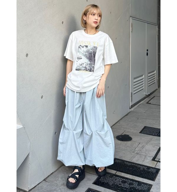 MURUA「グラフィックオーバーTシャツ」|Tシャツ・カットソー|