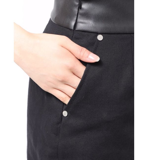 MURUA「フェイクレザーミニポケットミニスカート」|スカート|