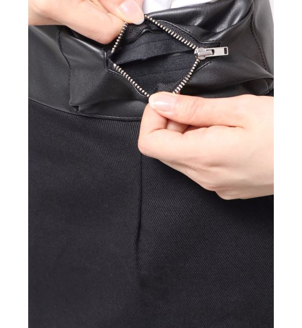 MURUA「フェイクレザーミニポケットミニスカート」|スカート|