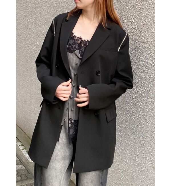 MURUA「ジャケットライクZIPミニワンピース」|ワンピース|