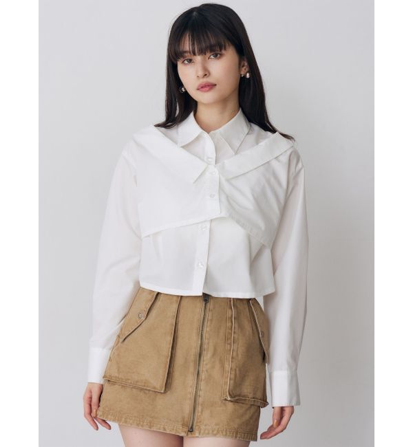MURUA「レイヤードマルチウェイシャツ」|シャツ・ブラウス|