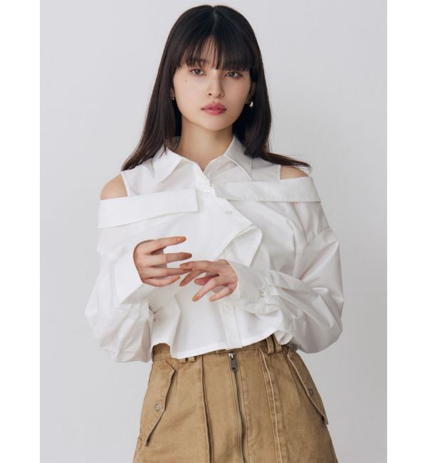 MURUA「レイヤードマルチウェイシャツ」|シャツ・ブラウス|