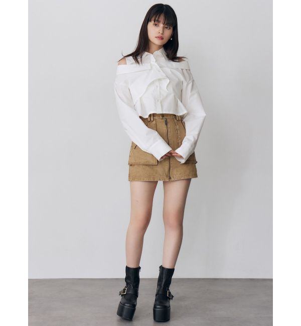 MURUA「レイヤードマルチウェイシャツ」|シャツ・ブラウス|