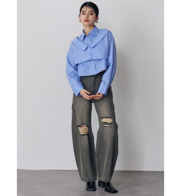 MURUA「レイヤードマルチウェイシャツ」|シャツ・ブラウス|