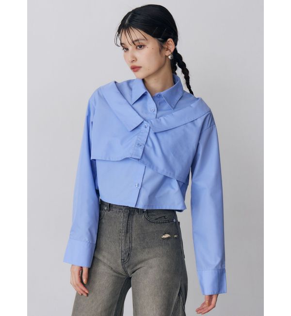 MURUA「レイヤードマルチウェイシャツ」|シャツ・ブラウス|