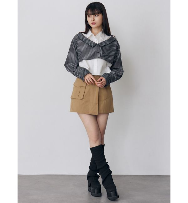 MURUA「レイヤードマルチウェイシャツ」|シャツ・ブラウス|